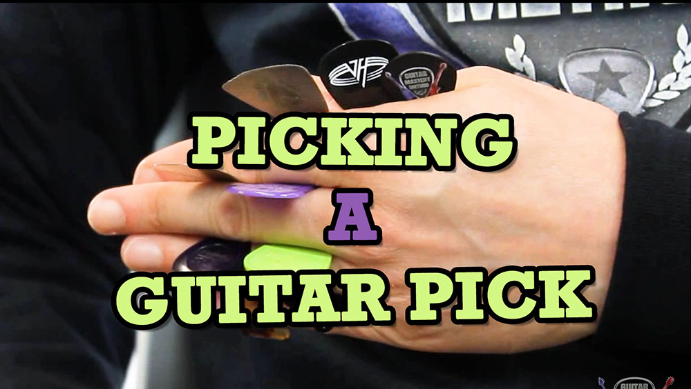 Picking A Guitar Pick